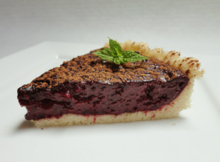 Chocolate and beetroot tart