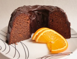 Chocolate orange bundt cake
